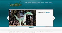 Desktop Screenshot of dinosaurland.com